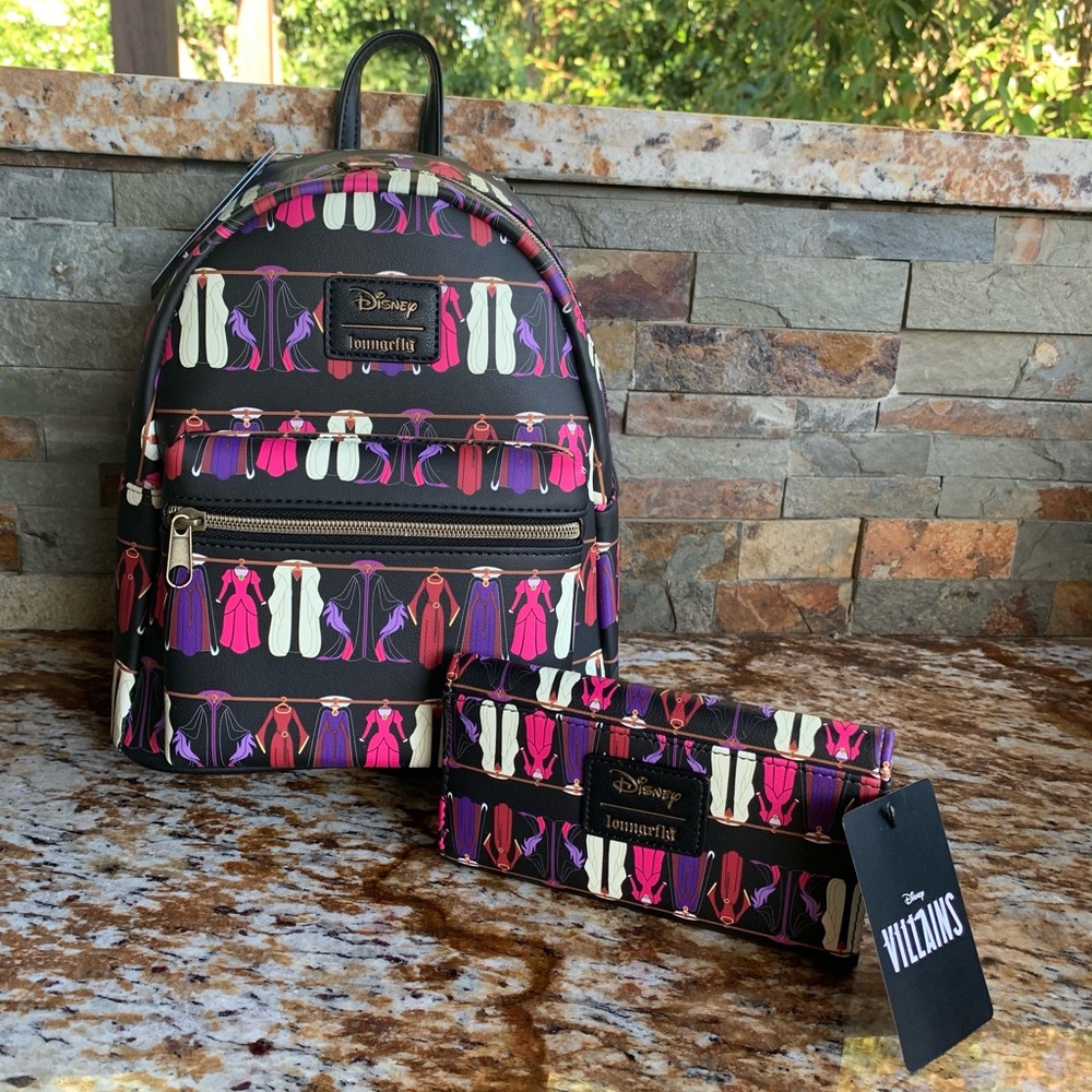 Loungefly Villains Wicked Backpack Matching Wallet